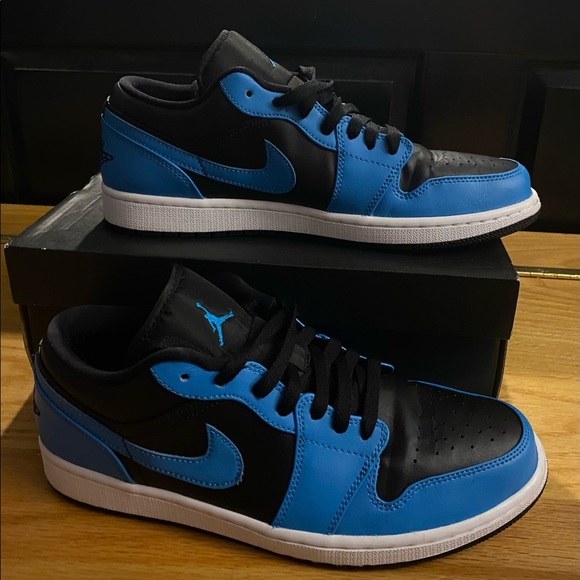 Air Jordan 1 Low Laser Blue - Picture 2 of 8